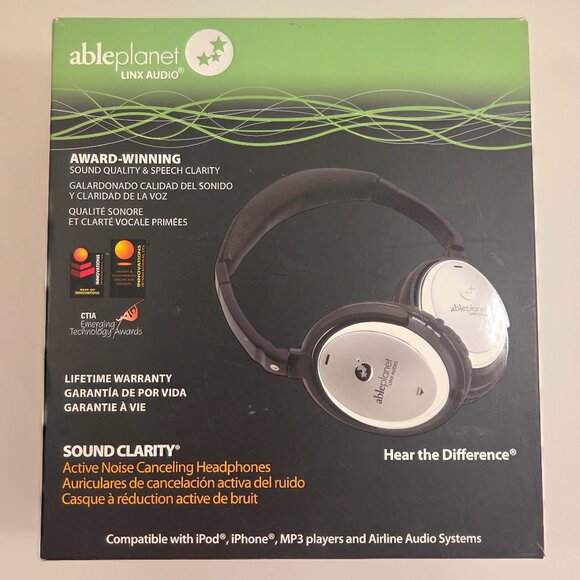 Able Planet NC500SC Noise-Cancelling Over-Ear, Wired - Picture 1 of 9